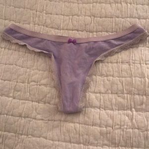Purple thong